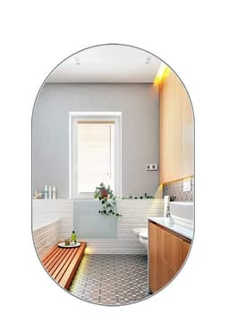 Espelho Decorativo Lapidado Oval 60x80cm
