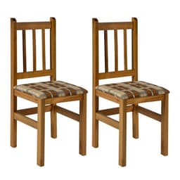 Conjunto com 2 Cadeiras Di Marzio Marrom