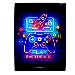 Quadro Funny Preto e Azul