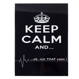 Quadro Keep Calm Preto e Branco