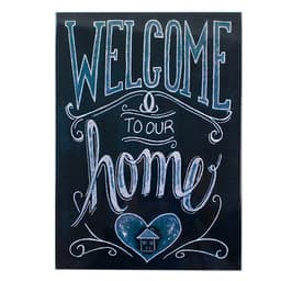 Quadro Welcome Preto e Branco