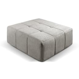 Puff Box - Bouclé Cinza