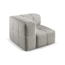 Sofá Box 1 Lugar - Bouclé Cinza