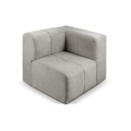 Sofá Box 1 Lugar - Bouclé Cinza
