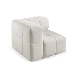 Sofá Box 1 Lugar - Bouclé Nude