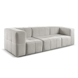 Sofá Box 3 Lugares - Bouclé Cinza