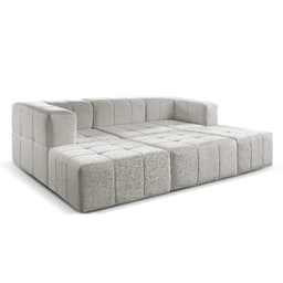 Sofá Box 3 Lugares - Bouclé Cinza