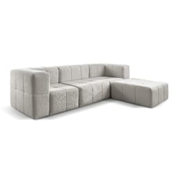 Sofá Box 3 Lugares - Bouclé Cinza