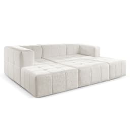 Sofá Box 3 Lugares - Bouclé Nude