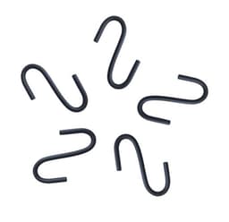 Ganchos S Multiuso Utensílios 10 und. Preto fosco Organizador