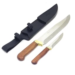 Kit Churrasco e Mesa Arkhip Picanheira 10'' Petit 5'' Madeira Bainha