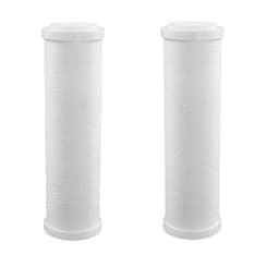 Kit 2 Refil de PP 9.3/4' POE Liso 1200l/h Acquabios Poço Artesiano Redução Resíduos