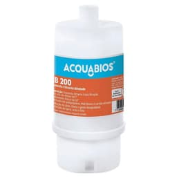 Refil Blindado Acqua AB 200BR/TR POU Rosca 1/2' Filtros tamanho 7' Acquabios Tripla Proteção