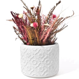 Vaso Estados Artesanal Decor 10cm Rio de Janeiro em Cimento - Branco