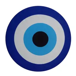 Capa p sousplat tecido 35cm Redondo decorado luxo Olho Grego