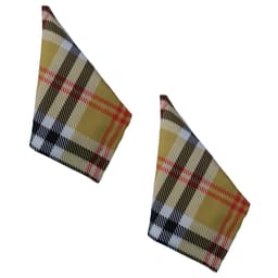 Jogo 2 Guardanapo tecido estampado 45x45 Xadrez luxo premium