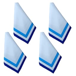 Jogo 4 Guardanapo tecido decorado 45x45 Olho Grego luxo premium