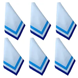 Jogo 6 Guardanapo mesa decorado 45x45 Olho Grego luxo premium