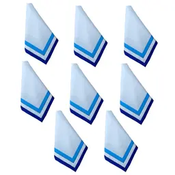 Jogo 8 Guardanapo mesa decorado 45x45 Olho Grego luxo premium