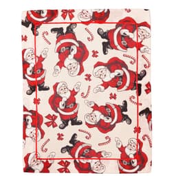 Jogo Americano 2 peças 43x33 Natal Papai Noel estampado