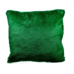 Kit 6 capas peluda para almofada 45x45 verde luxuosa