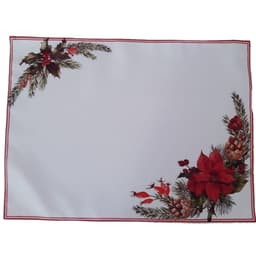 Lugar Americano tecido luxo designer decorativo Folhas verde