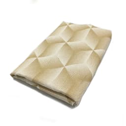 Manta peseira jacquard sofá e cama 1,60mx1,40m Ganges Bege
