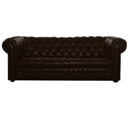 Sofá Chesterfield 3Lug. Mod. K Ecologico Café