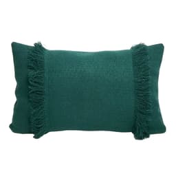Capa De Almofada Retangular Em Linho Verde