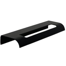 Kit 10 Puxadores para Móveis Thin Reto Alumínio Preto 125mm Aluminium Decor