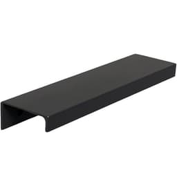 Kit 20 Puxadores para Móveis Clean Reto Alumínio Preto 125mm Aluminium Decor