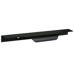 Kit 20 Puxadores para Móveis Wave Cava Alumínio Preto 180mm Aluminium Decor