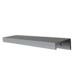 Kit 40 Puxadores para Móveis Clean Reto Alumínio Prata 125mm Aluminium Decor