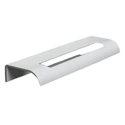 Kit 40 Puxadores para Móveis Thin Reto Alumínio Branco 125mm Aluminium Decor