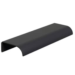 Kit 50 Puxadores para Móveis Wave Reto Alumínio Titânio 125mm Aluminium Decor
