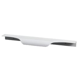Puxador para Móveis Wave Cava Alumínio Branco 180mm Aluminium Decor