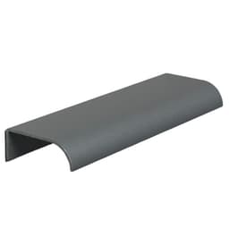 Puxador para Móveis Wave Reto Alumínio Prata 125mm Aluminium Decor