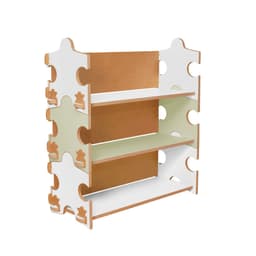 Estante Infantil Quebra-cabeça Verde