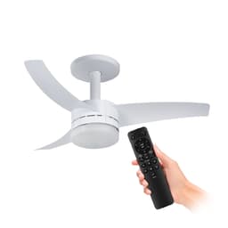 Ventilador de Teto com Controle Remoto Ultimate VX13 3 pás 105cm Branco Bivolt Arno