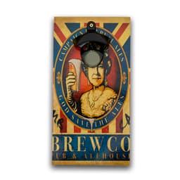 Abridor De Garrafas Parede Rainha Mdf Com Imã  25x13 Cm