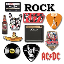 Placa Decorativa Bandas Rock Cervejas Recorte Você Escolhe