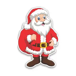 Placa Papai Noel Presentes Enfeite de Natal 20x30 cm