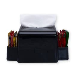 Porta Guardanapo mesa balcão bar c/ porta sache Pvc Kit 10un