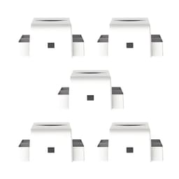 Porta Guardanapo mesa balcão bar c/ porta sache Pvc Kit 5 un