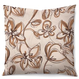 Almofada Alasca 40x40 Bege e Marrom