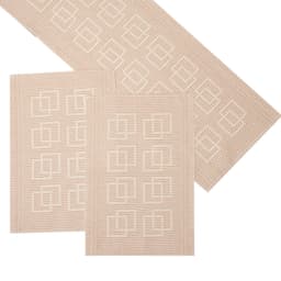 Caminho de Mesa Retangular 47x140 cm Rib II Ráfia