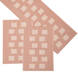 Caminho de Mesa Retangular 47x70 cm Rib III Ocre