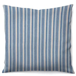 Capa de Almofada com Zíper Arco-Íris Algodão Azul 40x40 cm