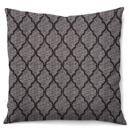 Capa de Almofada com Zíper Casa Blanca II Algodão Cinza e Marrom 43x43 cm