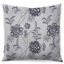 Capa de Almofada com Zíper Nápolis III Algodão Cinza 43x43 cm